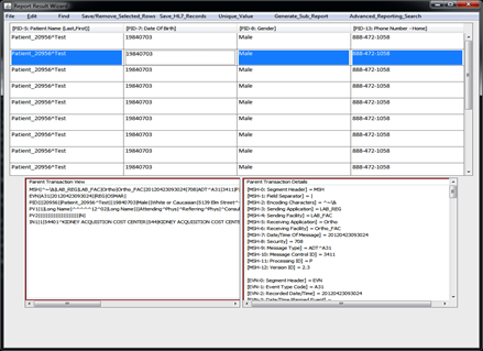 HL7 Reporting Engine - MSASO Software and Consulting LLC