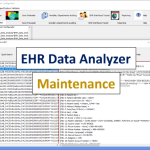 EHR Data Analyzer – Maintenance