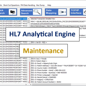 HL7 Analytical Engine – Maintenance