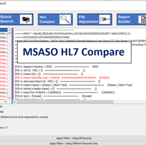 MSASO HL7 Compare